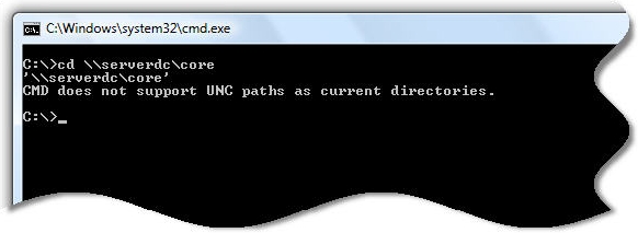 Command Line UNC